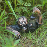 Creative Resin Garden Lantern Ornaments – Decorative Sculptures for Outdoor and Display Use