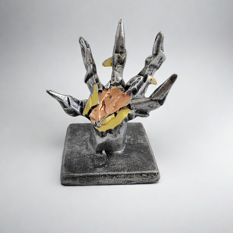 Crystal Hand Phone and Controller Stand – Decorative Resin Desktop Holder
