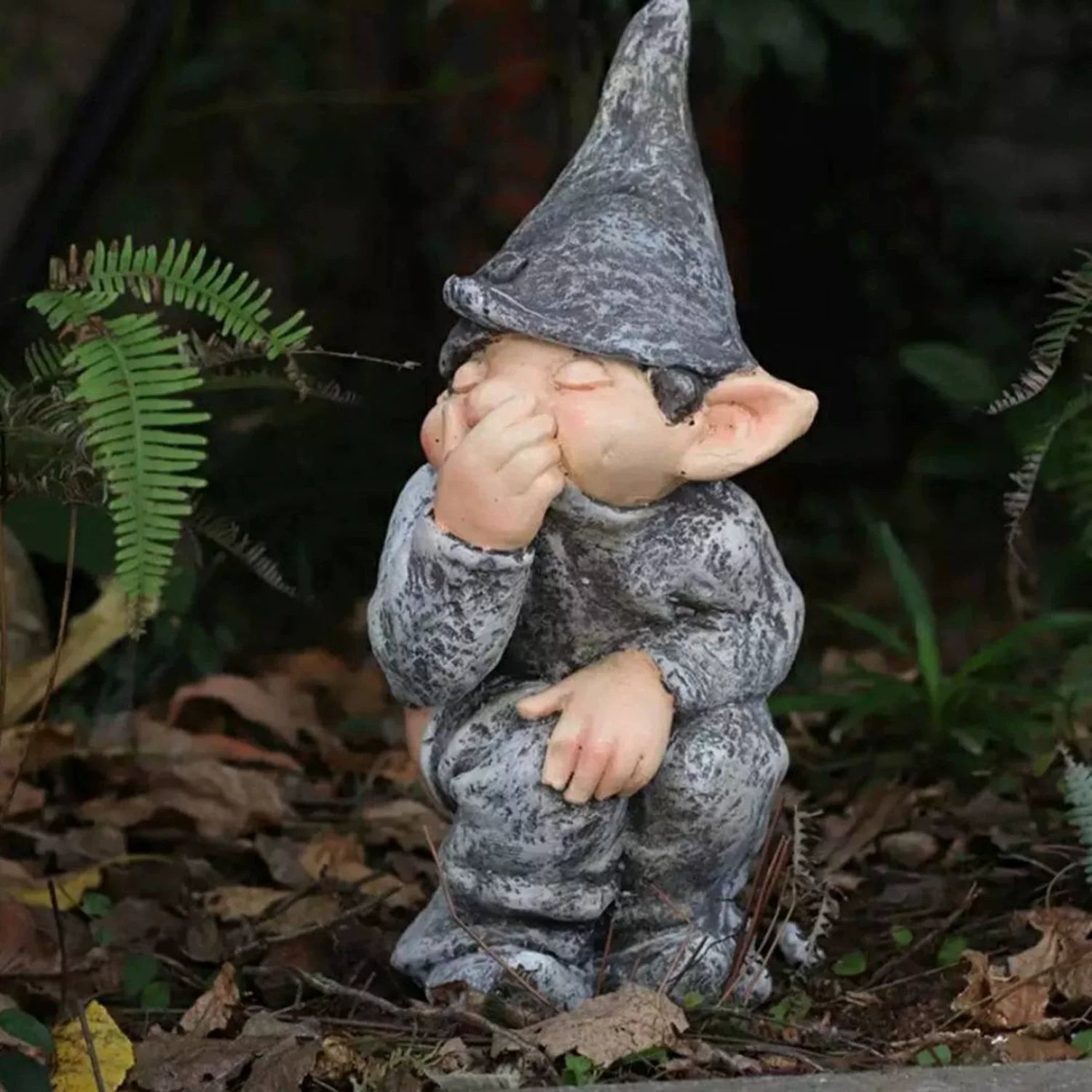 Creative Garden Resin Ornament – Decorative Flower Pot Figurine for Courtyard and Balcony