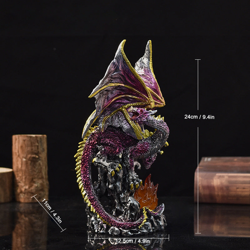 European & American Dragon Resin Candlestick – Desktop, Office & Halloween Decoration