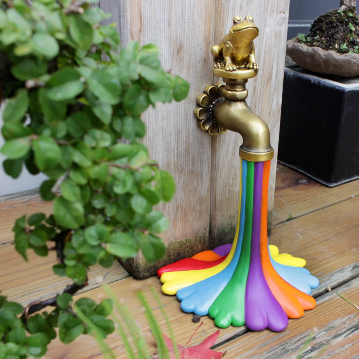 Creative Frog Resin Ornament – Decorative Garden and Indoor Figurine