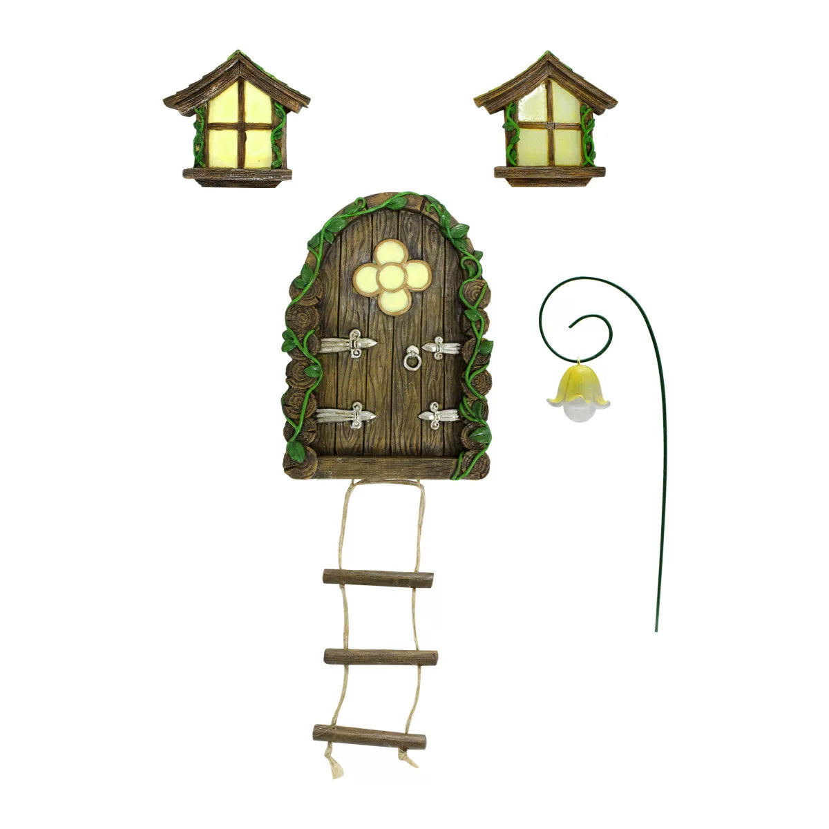 Luminous Elf Resin Pendant – Decorative Tree Ornament for Garden and Courtyard