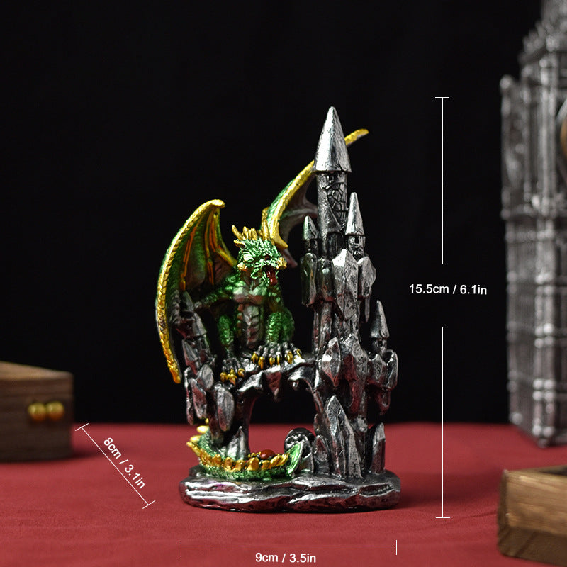 European & American Dragon Resin Candlestick – Desktop, Office & Halloween Decoration