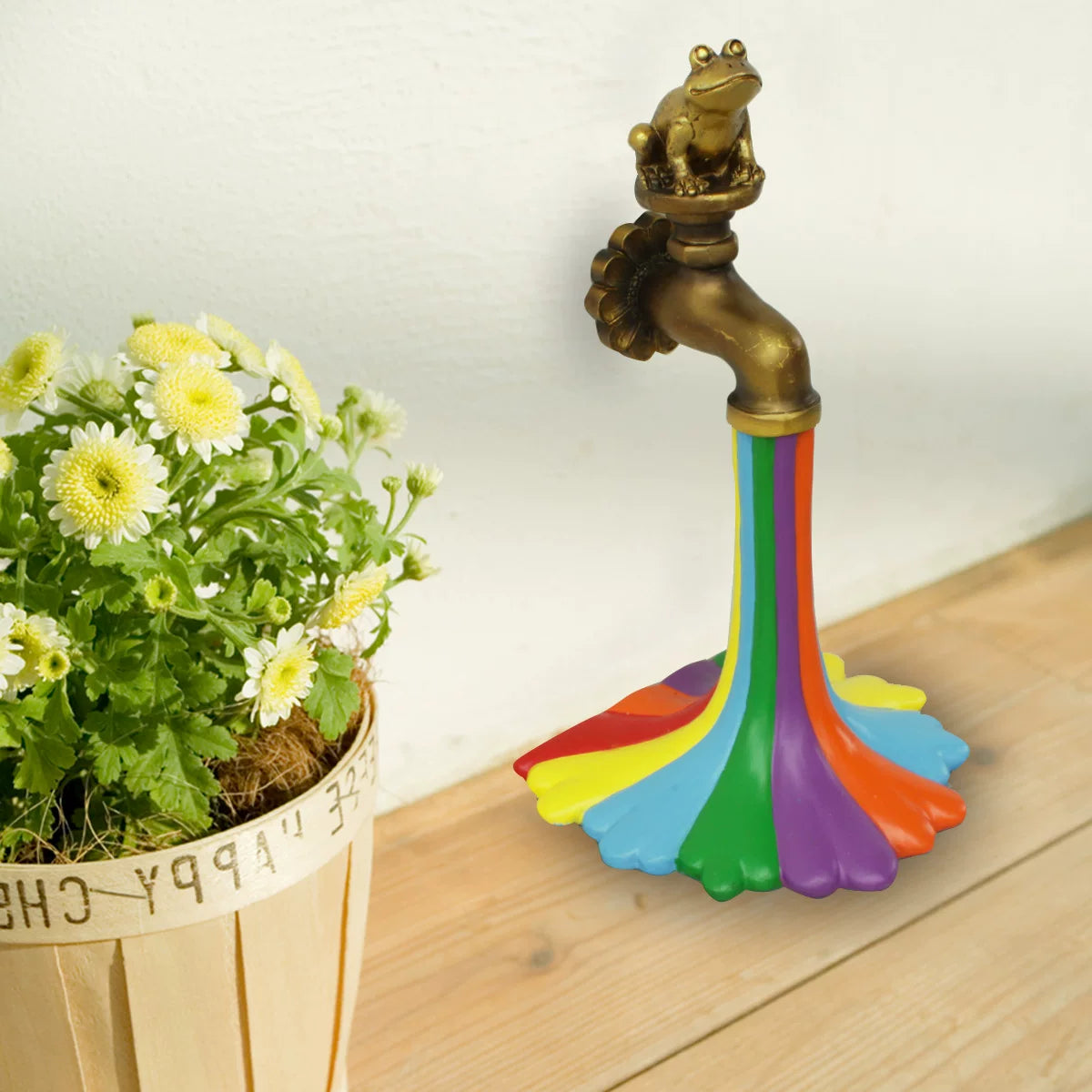 Creative Frog Resin Ornament – Decorative Garden and Indoor Figurine