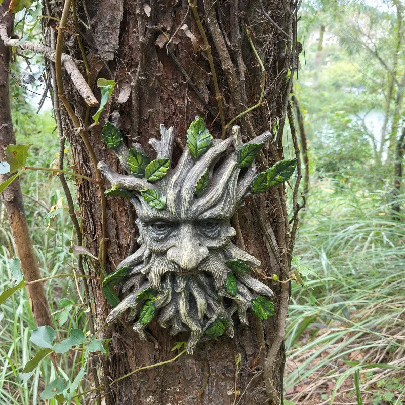 Creative Resin Tree Pendant – Decorative Ornament for Garden and Courtyard
