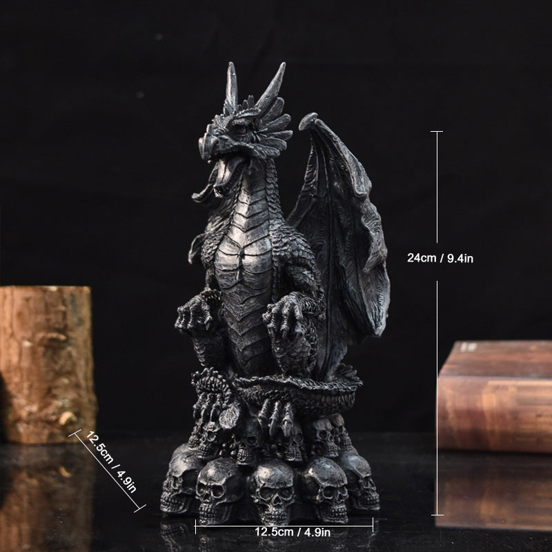European & American Dragon Resin Candlestick – Desktop, Office & Halloween Decoration